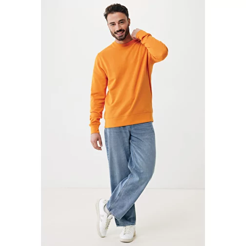 Iqoniq Etosha Lightweight Sweater en coton recyclé, orange, Image 9
