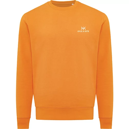 Iqoniq Etosha Lightweight Sweater en coton recyclé, orange, Image 3