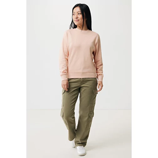 Iqoniq Etosha Lightweight Sweater en coton recyclé, peach nectar, Image 6