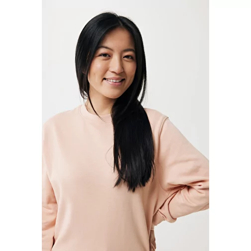Iqoniq Etosha Lightweight Sweater en coton recyclé, peach nectar, Image 9