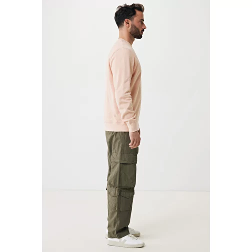 Iqoniq Etosha Lightweight Sweater en coton recyclé, peach nectar, Image 12