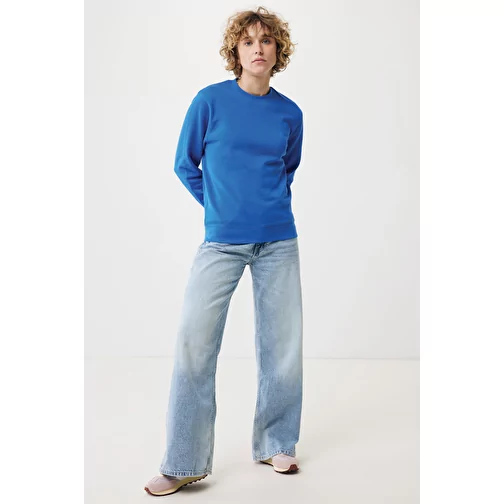 Iqoniq Etosha Lightweight Sweater en coton recyclé, bleu roi, Image 12