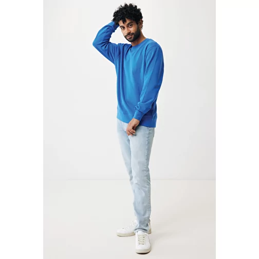 Iqoniq Etosha Lightweight Sweater en coton recyclé, bleu roi, Image 5