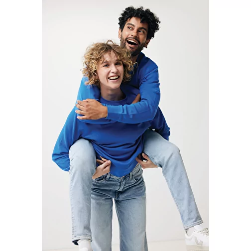 Iqoniq Etosha Lightweight Sweater en coton recyclé, bleu roi, Image 9