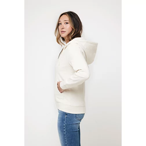 Iqoniq Abisko sweat à capuche zippé en coton recyclé, natural raw, Image 10