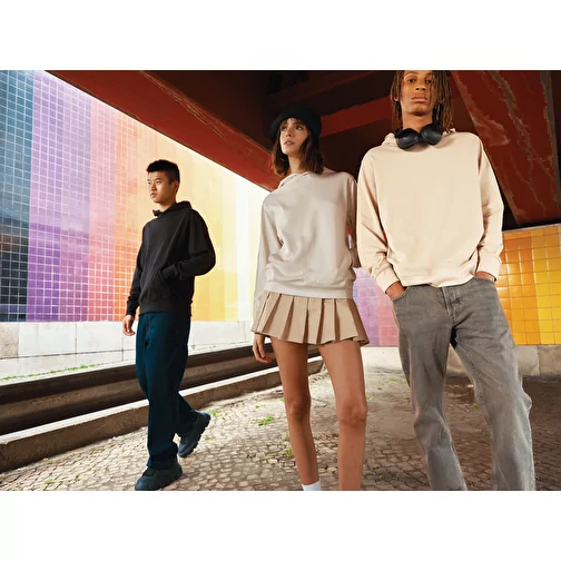 Iqoniq Yengo Hoodie avec poches latérales en rec. coton, ivory white, Image 19