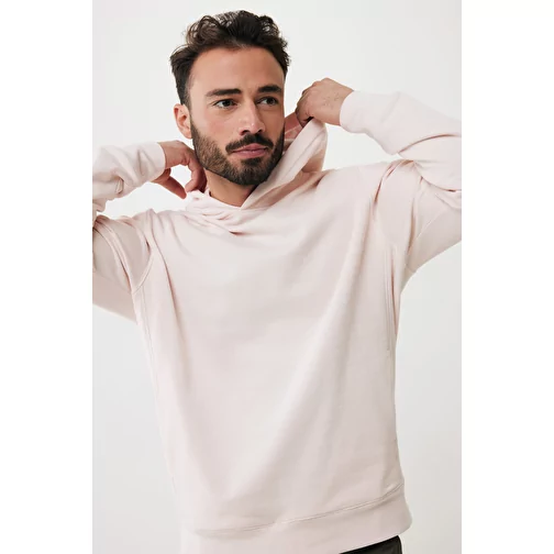 Iqoniq Yengo Hoodie avec poches latérales en rec. coton, cloud pink, Image 16