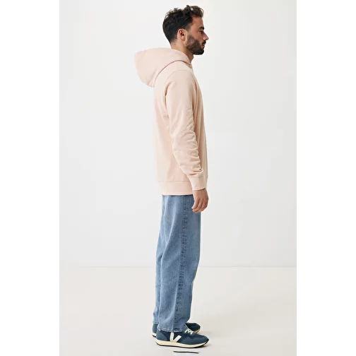 Iqoniq Yengo Hoodie avec poches latérales en rec. coton, peach nectar, Image 13