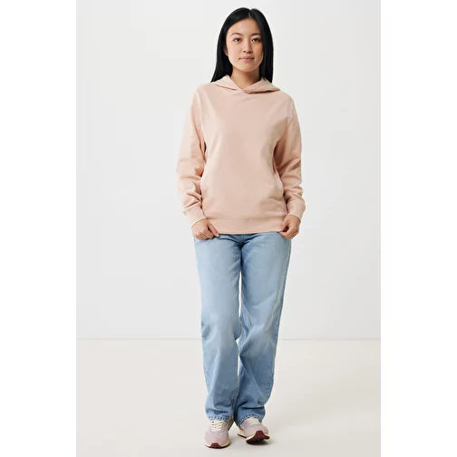 Iqoniq Yengo Hoodie avec poches latérales en rec. coton, peach nectar, Image 6