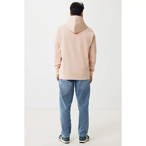 Iqoniq Yengo Hoodie avec poches latérales en rec. coton, peach nectar, Image 14