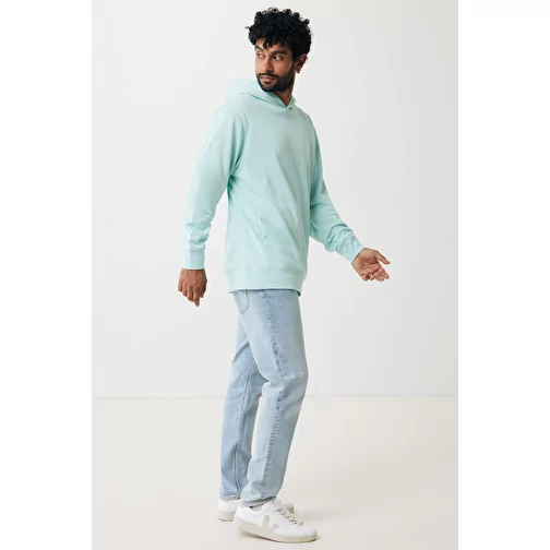 Iqoniq Yengo Hoodie avec poches latérales en rec. coton, crushed mint, Image 14