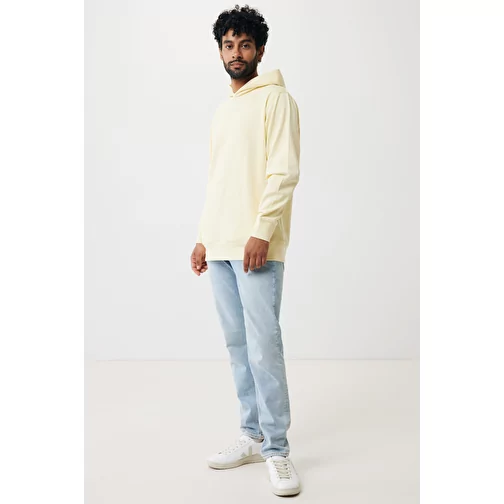 Iqoniq Yengo Hoodie avec poches latérales en rec. coton, cream yellow, Image 9