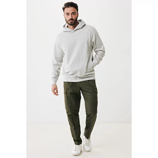 Iqoniq Yengo Hoodie avec poches latérales en rec. coton, light heather grey, Image 10