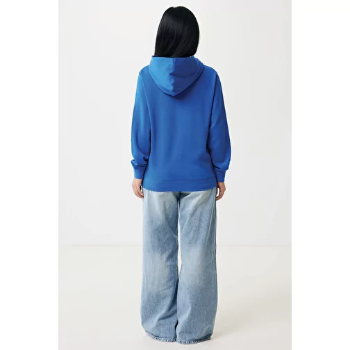Iqoniq Yengo Hoodie avec poches latérales en rec. coton, bleu roi, Image 8