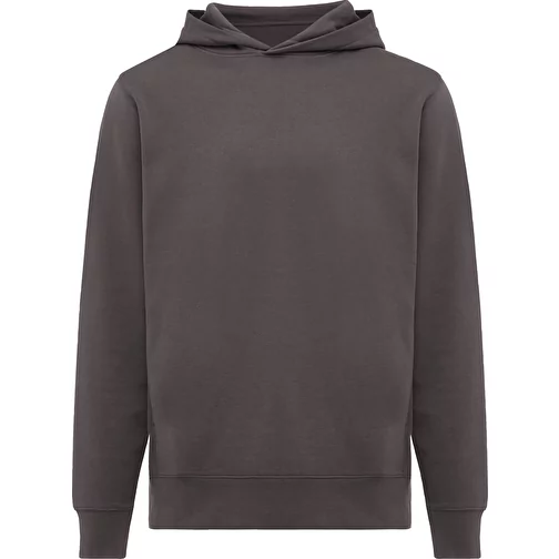 Iqoniq Yengo Hoodie avec poches latérales en rec. coton, anthracite, Image 1
