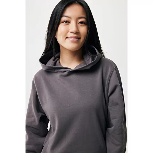 Iqoniq Yengo Hoodie avec poches latérales en rec. coton, anthracite, Image 10