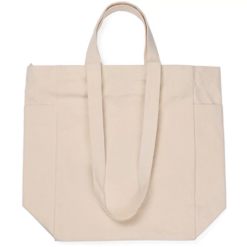 VINGA Hilo AWARET Sac à fermeture éclair en toile rec., blanc cassé, Image 4