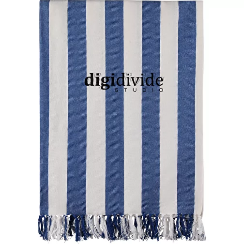 VINGA Ornos GRS Drap de hammam en coton, bleu, Image 3