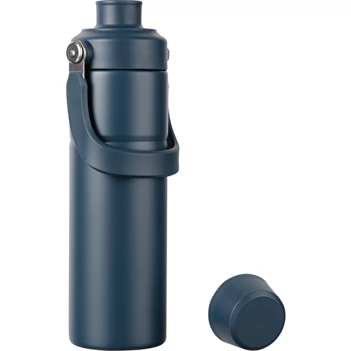 VINGA Baltimore Trek RCS bouteille SS recyclée 600ml, bleu marine, Image 4