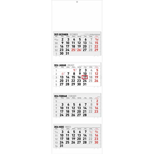 agenda 4 mois 'Madrid' allemand 4 langues gris, Image 1