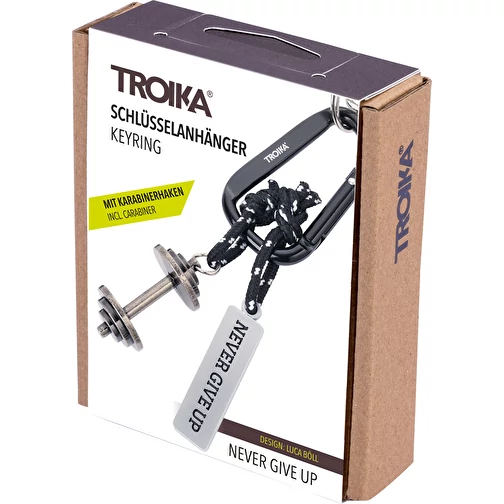TROIKA Porte-clés NEVER GIVE UP, Image 5