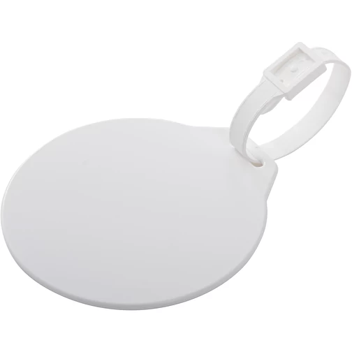 Étiquette à bagages R 100 ABS blanc, impression multicolore incluse, Image 1