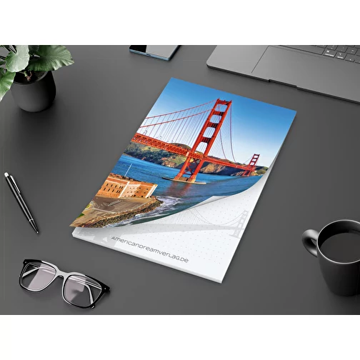 Bloc-notes Cover Bestseller, A4, 100 feuilles avec 4 perforations de classement, Image 3