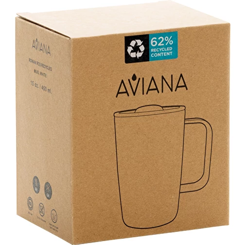 AvianaT Rowan RCS gobelet recyclé 450ml, blanc, Image 7