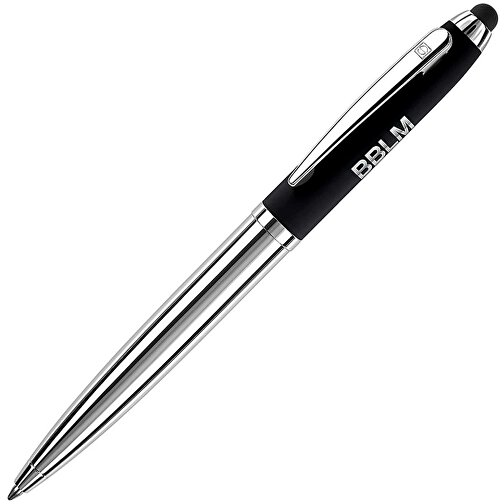 Roubill Nautic Touch Pad Pen Drehkugelschreiber , rou bill by Senator, schwarz, Metall, 14,00cm x 1,50cm x 1,10cm (Länge x Höhe x Breite), Bild 2