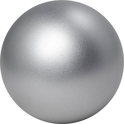 Ball , silber, Polyurethanschaum, 7,00cm x 7,00cm x 7,00cm (Länge x Höhe x Breite), Bild 1
