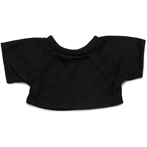 Mini-T-Shirt , schwarz, 100% Polyester, 12,00cm x 0,50cm x 22,50cm (Länge x Höhe x Breite), Bild 1