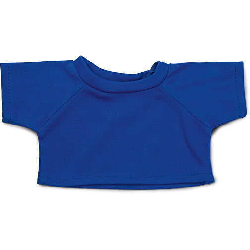 Mini-T-Shirt , blau, 100% Polyester, 12,00cm x 0,50cm x 22,50cm (Länge x Höhe x Breite), Bild 1