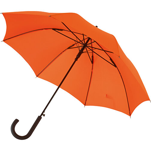 Windproof-Stockschirm WIND , orange, Metall / Fiberglas / Polyester, , Bild 1