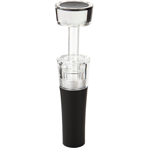 ROMINOX® Weinbelüfter-Set // Bottle Air , schwarz, Kunststoff, Silikon, 3,00cm x 9,50cm x 3,00cm (Länge x Höhe x Breite), Bild 3