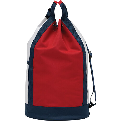 Matchsack MARINA PACK , blau, rot, weiss, 600D Polyester, 50,00cm (Höhe), Bild 5