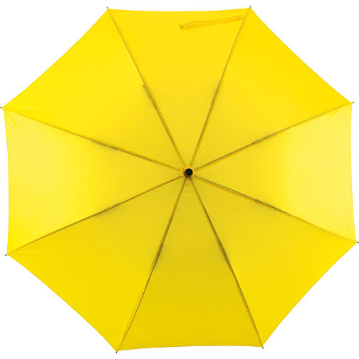 Windproof-Stockschirm WIND , gelb, Metall / Fiberglas / Polyester, , Bild 2