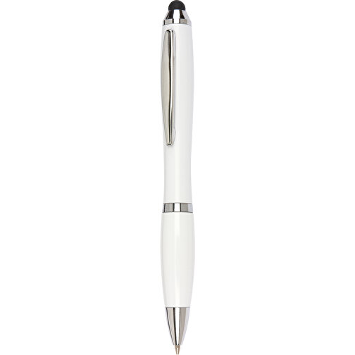 Kugelschreiber SWAY TOUCH , weiss, Kunststoff / Stahl, 13,50cm (Länge), Bild 1