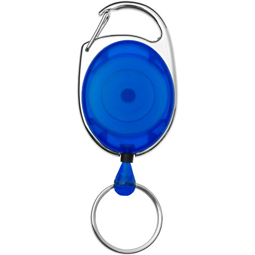 Porte-clés mousqueton avec clip extensible