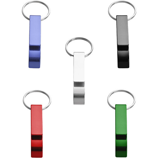 Tao Schlüsselanhänger Mit Flaschen- Und Dosenöffner , blau, Aluminium, 1,00cm x 5,50cm x 1,50cm (Länge x Höhe x Breite), Bild 3