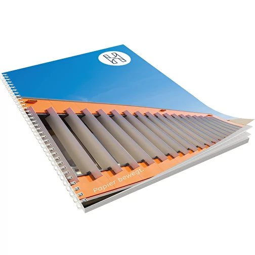 bloc note DIN A5, avec reliure spirale, 50 feuilles, Image 2