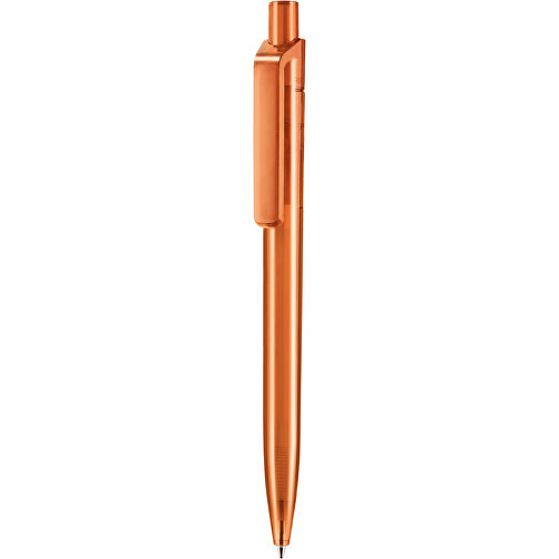 Kugelschreiber INSIDER TRANSPARENT , Ritter-Pen, clementine, ABS-Kunststoff, 14,00cm (Länge), Bild 1