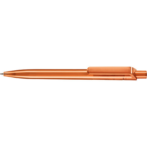 Kugelschreiber INSIDER TRANSPARENT , Ritter-Pen, clementine, ABS-Kunststoff, 14,00cm (Länge), Bild 3