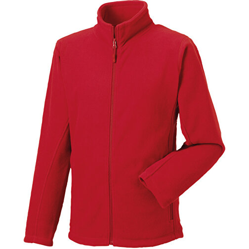 Outdoor Fleece Mit D. Reißverschluss , Russell, rot, 100 % Polyester, XL, , Bild 1