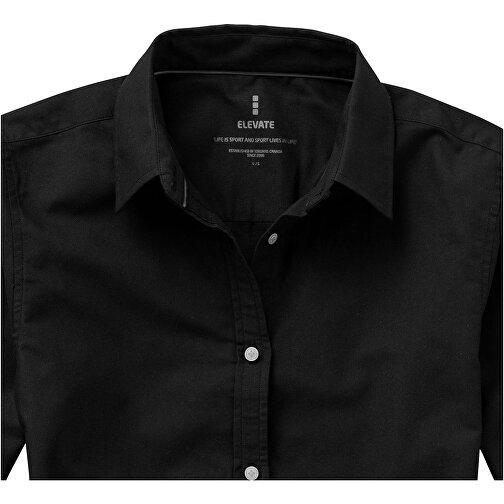 Vaillant Langärmlige Bluse , schwarz, Oxford-Gewebe 100% Baumwolle, 142 g/m2, XS, , Bild 3