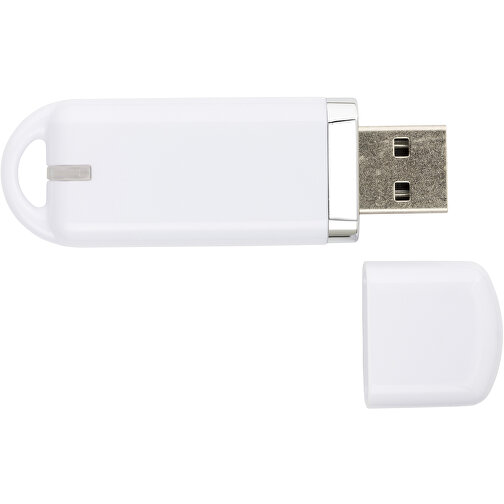 USB-Stick Focus Glänzend 2.0 2GB , Promo Effects MB , weiß MB , 2 GB , Kunststoff MB , 3 - 10 MB/s MB , , Bild 3