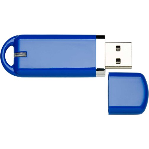 USB-Stick Focus Glänzend 2.0 4GB , Promo Effects MB , blau MB , 4 GB , Kunststoff MB , 3 - 10 MB/s MB , , Bild 3