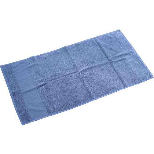 Handtuch Mari 50 X 100 Cm Azurblau , azurblau, 100 % Baumwolle, 26,00cm x 4,00cm x 19,00cm (Länge x Höhe x Breite), Bild 2