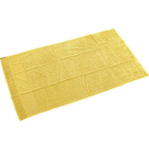 Duschtuch Mari 70 X 140 Cm Sonnengelb , gelb, 100 % Baumwolle, 35,00cm x 4,00cm x 25,00cm (Länge x Höhe x Breite), Bild 2