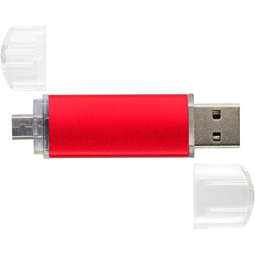 USB Stick ALU SMART 2.0 4GB , Promo Effects MB , rot MB , 4 GB , Aluminium MB , 3 - 10 MB/s MB , 3,80cm x 1,75cm (Länge x Breite), Bild 3