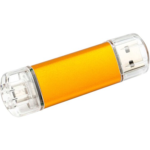 USB-Stick ALU SMART 2.0 8GB , Promo Effects MB , orange MB , 8 GB , Aluminium MB , 3 - 10 MB/s MB , 3,80cm x 1,75cm (Länge x Breite), Bild 1